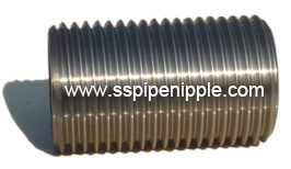 DIN2999 / BSPT Weld Nipple Fittings Stainless Steel Close Nipple