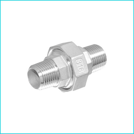 Anti Rust Stainless Steel Pipe Fittings Union Conical M/M  150LBS